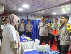 Kapolresta Cirebon Sambut Kunjungan Kapolda Jawa Barat ke Pos Terpadu GT Palimanan dalam Rangka Ops Lilin Lodaya 2024
