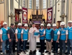 Pastikan Perayaan Nataru Jakarta Terus Menyala, Direktur Distribusi PLN Kunjungi Gereja Katedral