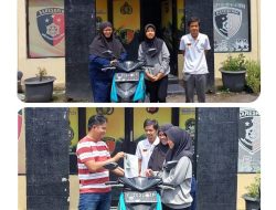 Polresta Cirebon Kembalikan Sepeda Motor yang Digelapkan kepada Pemiliknya