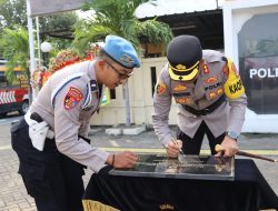 Kapolres resmikan Pembangunan Renovasi Rutan Polres Pelabuhan Tanjung Priok Jakarta Utara.