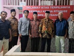 Matsani Terpilih Kembali Menjadi Ketua Rt 06 Rw 02 Srengseng Jakarta Barat
