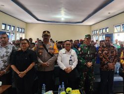 Dandim 1715/Yahukimo Hadiri Sosialisasi Pemilihan DPRK Kabupaten Yahukimo Bersama Forkopimda