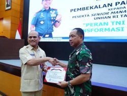 Panglima TNI Berikan Pembekalan Kepada Peserta Senior Management Course Unhan RI