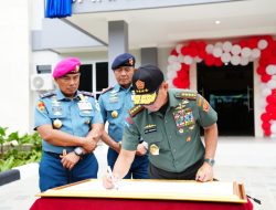 Panglima TNI Resmikan Gedung Trisula Denjaka dan Serahkan Ransus Mobile Dual Ramp System