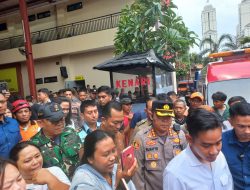 Kasdim 0501/JP Tinjau Lokasi Kebakaran di Gang Laler, Kebon Kosong, Kemayoran