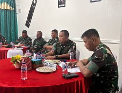 Dandim 1710/Mimika Pimpin Sidang Jabatan Bintara dan Tamtama Personel Kodim 1710/Mimika Triwulan I TA 2025
