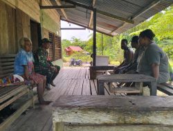 Perkokoh Kemanunggalan, Babinsa Koramil Agimuga Secara Rutin Gelar Komsos Bersama Warga Binaan