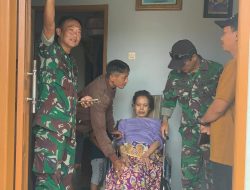 Komandan Kodim 0610/Sumedang Letkol Kavling Christian Gordon Rambu.M.Si : Pemberian bantuan ini Wujud Kepedulian TNI Terhadap Warga