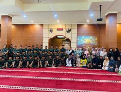 Batalyon Arhanud 6/BAY Menyelenggarakan Peringatan Isra’Miraj Nabi Muhammad Saw. Di Mesjid Jami- Al Izzah