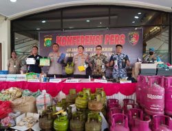 Polres Metro Jakarta Utara Bongkar Empat Kasus Besar, Barang Palsu, Rokok Ilegal, Makanan Kadaluarsa, dan Penyalahgunaan Gas Subsidi