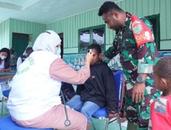 Peduli Kesehatan Masyarakat, Kodim 1714/PJ dan RSUD Mulia Gelar Klinik Lapangan