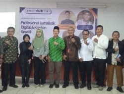 Dr. Misbah Fikrianto : Mahasiswa Harus Memahami Dunia Jurnalistik.