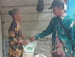 CNEWS Riau Mengadakan Jumat Berbagi Berkah, di Kampung Baru Desa Kapau Jaya