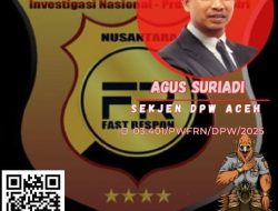 Sekjen PW FRN Aceh Ucapkan selamat kepada AZAN, Bupati Aceh Timur Periode 2025 – 2030