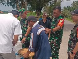 Komandan Kodim 0610/Sumedang & Jajaran, Melakukan Kunjungan ke kelompok Tani Sawah Tengah Blok BBC Desa Ujung Jaya