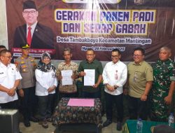 Jaga Ketahanan Pangan, TNI Kawal Program Penyerapan Gabah Petani