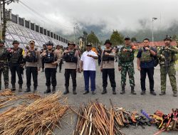 Aparat Gabungan TNI-Polri Gelar Razia Skala Besar di Kab. Puncak Jaya