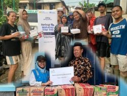 PLN Peduli Bersama Dengan Human Initiative, Salurkan Bantuan Ke Korban Banjir Di Bekasi
