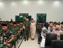 Panglima Kodam Jaya/jayakarta Bersama Ketua Persit KCK Dan Parajurit Yonarhanud 6/BAY Adakan Buka Puasa Bersama.