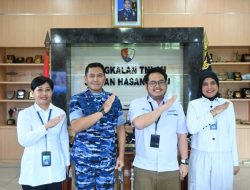 Danlanud Sultan Hasanuddin Terima Audiensi GM PT. Garuda Indonesia Wilayah Makassar.