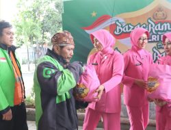 Polres Pelabuhan Tanjung Priok Gelar Bazar Ramadhan Polri Presisi 2025 dan Bakti Sosial untuk Pengemudi Ojek Online