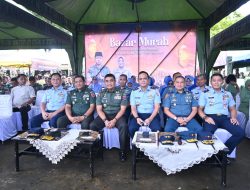 Danlanud Didampingi Ketua Pia Ardhya Garini Cabang 7/D. ll Lanud Sultan Hasanuddin Hadiri Bazar Ramadhan TNI 2025