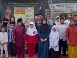 Syarif Hidayat Ketua Rw 02 Kelurahan Pinang Kota Tangerang Beserta kepengurusan Adakan Santunan Yatim