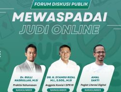 Dirjen KPM KOMDIGI & H. Syamsu Rizal Anggota Komisi I DPR RI Gelar Webinar Mewaspadai Judi Online
