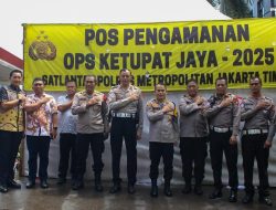 Wakapolres Metro Jakarta Timur cek Pospam H. Naman Duren Sawit, Tinjau Arus Mudik