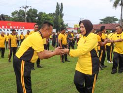 Polresta Cirebon Gelar Halal Bihalal dan Olahraga Bersama, Pererat Soliditas Personel