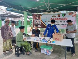 Polresta Cirebon Gelar Bakti Kesehatan Pengobatan Gratis di Masjid Hijratul Mutaqin