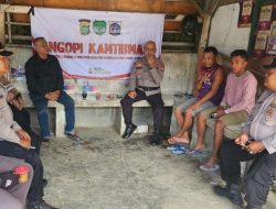 Dengar Curhat Buruh dan Ojeg, Cara Terbaik dengan Ngopi Kamtibmas