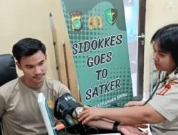 Sidokkes Polres Kepulauan Seribu Lakukan Pengecekan Kesehatan Rutin kepada Seluruh Anggota