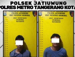 Polsek Jatiuwung berhasil menangkap Komplotan Curanmor, yang sudah melaksanakan aksinya sebanyak 50 kali.