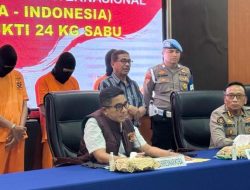 Polisi Gagalkan Peredaran 24 Kg Sabu di Palu, 3 Pelaku Ditangkap