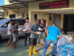 Polsek Kawasan Muara Baru, Berbagi Kebahagiaan Di Hari Jumat Penuh Keberkahan