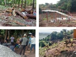 Proyek Pariwisata di Gunung Pinang di Duga Kuat Tidak mengantongi ijin.