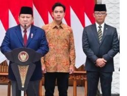 Pemerintahan Prabowo Gibran : 10 Menteri Dengan Penilaian Tertinggi & Terendah