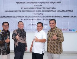 Pt KBN Lakukan MOU Bersama BPN Jakarta Utara