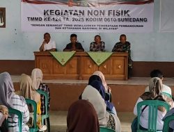 Dinas pertanian Gelar Penyuluhan Ketahanan Pangan dan Salurkan Bantuan Bibit di Lokasi TMMD