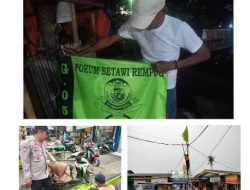 Polres Metro Jakarta Utara Menurunkan Bendera dan Spanduk Ormas Dalam Operasi Brantas Jaya 2025