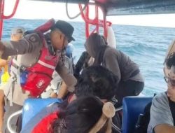 Aksi Heroik Anggota Polres Kepulauan Seribu, Aipda Hendra Kristianda Evakuasi KM. Barok yang Alami Kerusakan di Perairan Pulau Tikus