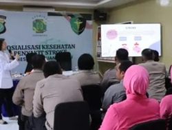 Polres Kepulauan Seribu Gelar Sosialisasi Pencegahan Stroke Bersama RS Hermina Podomoro