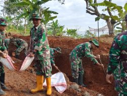 Satgas TMMD Kejar Target, Pengerjaan Drainase di Desa Pamulihan Terus Dikebut