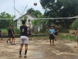 Satgas TMMD Guyub Bareng Warga, Jalin Keakraban Lewat Voli