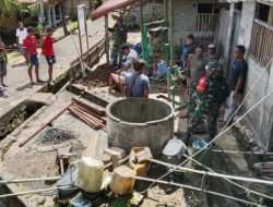 Menyeberangi Lautan, Satgas TMMD Kodim 1501/Ternate Wujudkan Harapan Air Bersih di Desa Guaria.