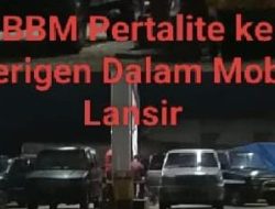 Mobil Pelansir BBM Pertalite Memadati SPBU Milik Mantan Anggota Dewan DPRD Menjadi Pusat Operasi Mafia BBM.