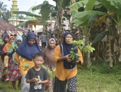 Lestarikan Lingkungan, Satgas TMMD Ke-124 Kodim 1501/Ternate Laksanakan Penghijauan