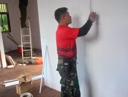 Hari Ini, Sasaran 5 Pembangunan Rumah Tipe 36 TMMD 124 Kodim 1710/Mimika Sudah Tahap Pemasangan Instalasi Listrik