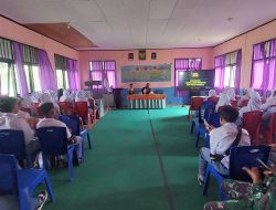 Satgas TMMD Berikan Penyuluhan Bahaya Terorisme dan Radikalisme di SMA Negeri 3 Halmahera Barat